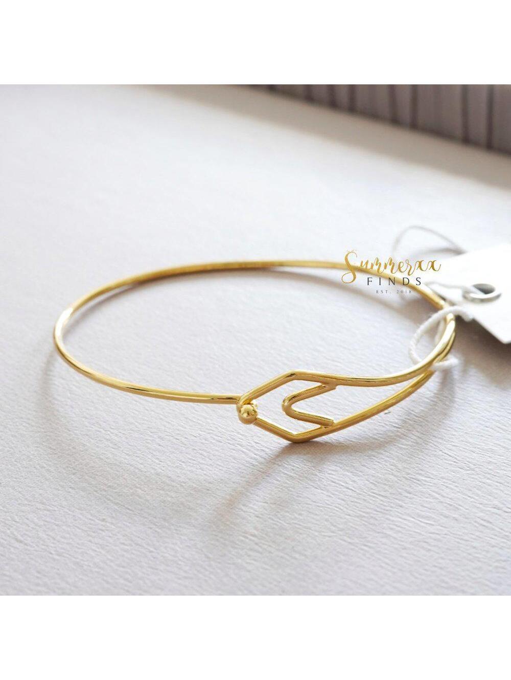 & Other Stories Gold Bangle Bracelet